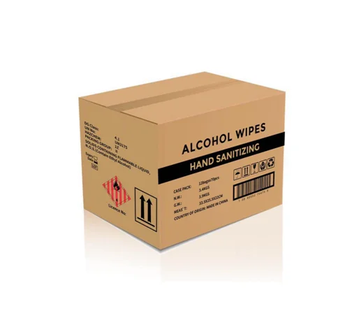 
75%Alcohol 100-piece barrel sterilized wet wipes Penorra brand wet Wipes sterilized wet Wipes 