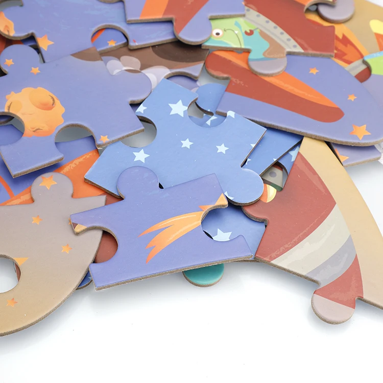 Kids Educational Animal Jigsaw Puzzle Game for Toddlers Early Children Learning Toys Print Logo Options