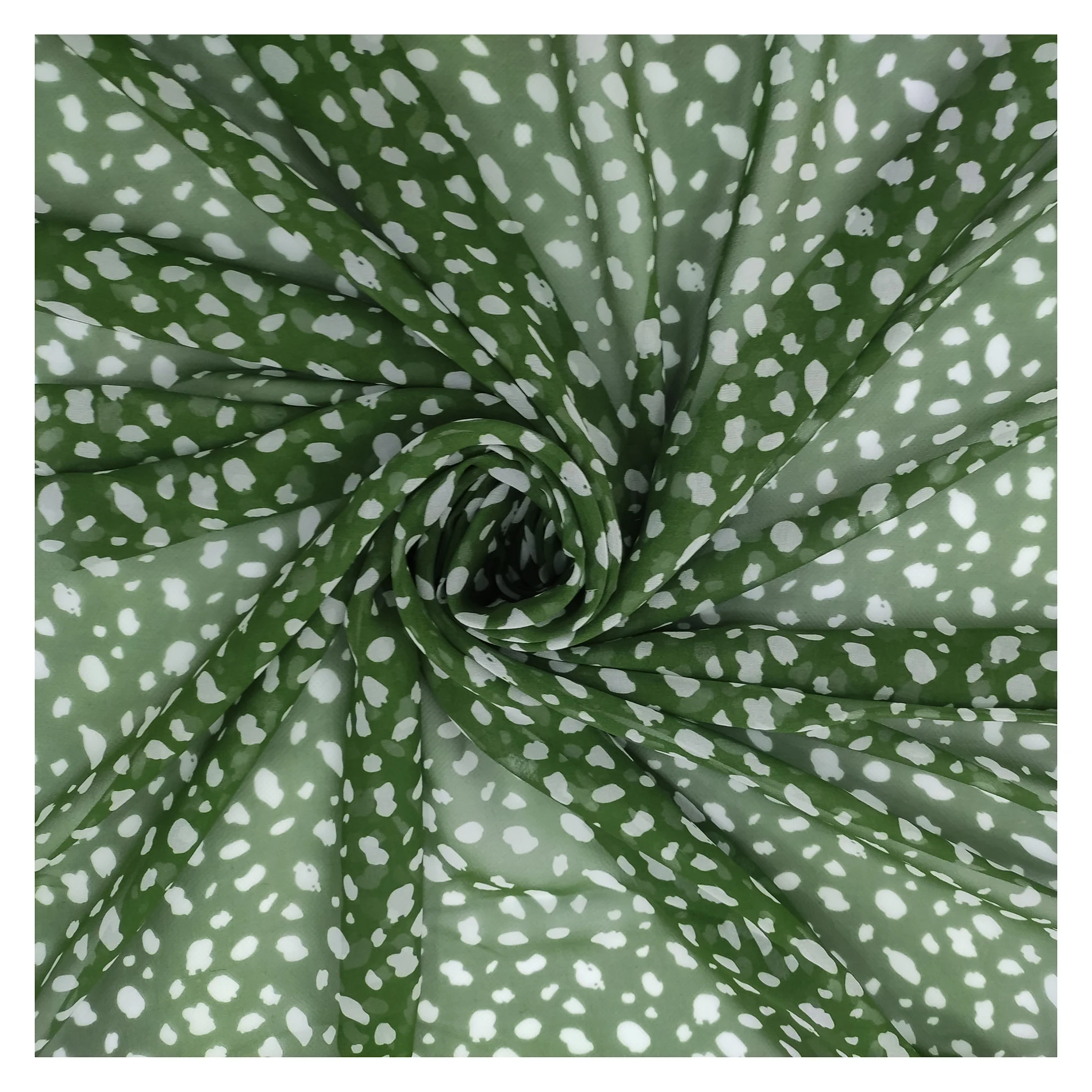 
Hot selling real stock lot silk print fabric with low price 