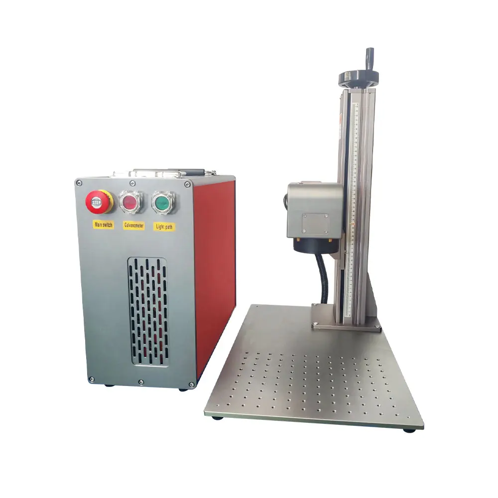 JPT Mopa laser marking machine 100W 60W 50W 30W Auto Focus 2.5D 3D fiber laser engraving machine for Jewelry Firearm Tumbler Mug