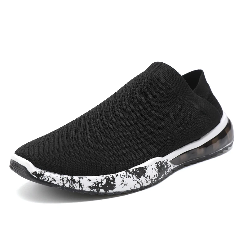 Comfortable Fly Knit Men Casual Shoes Trendy Injection Shoes Cheap Price