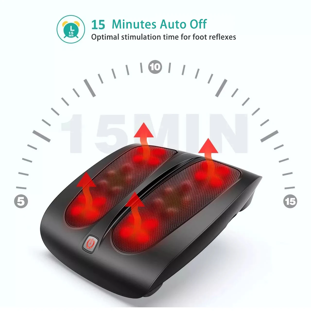 New style electric acupuncture shiatsu heating foot massage  mat massage machine