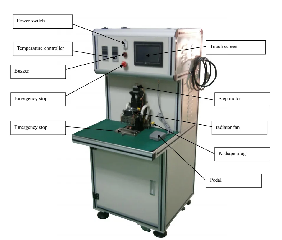 USB 3.0 fast transmission charger data cable wire line type-c lightning connector hot bar soldering machine for two sides solder