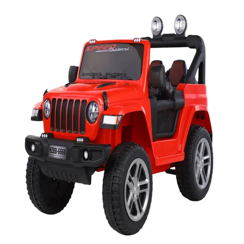 6 в игрушечные автомобили большой размер kidss 24 В Детский Электрический четырехколесный двойной сиденье dri ездить на автомобиле