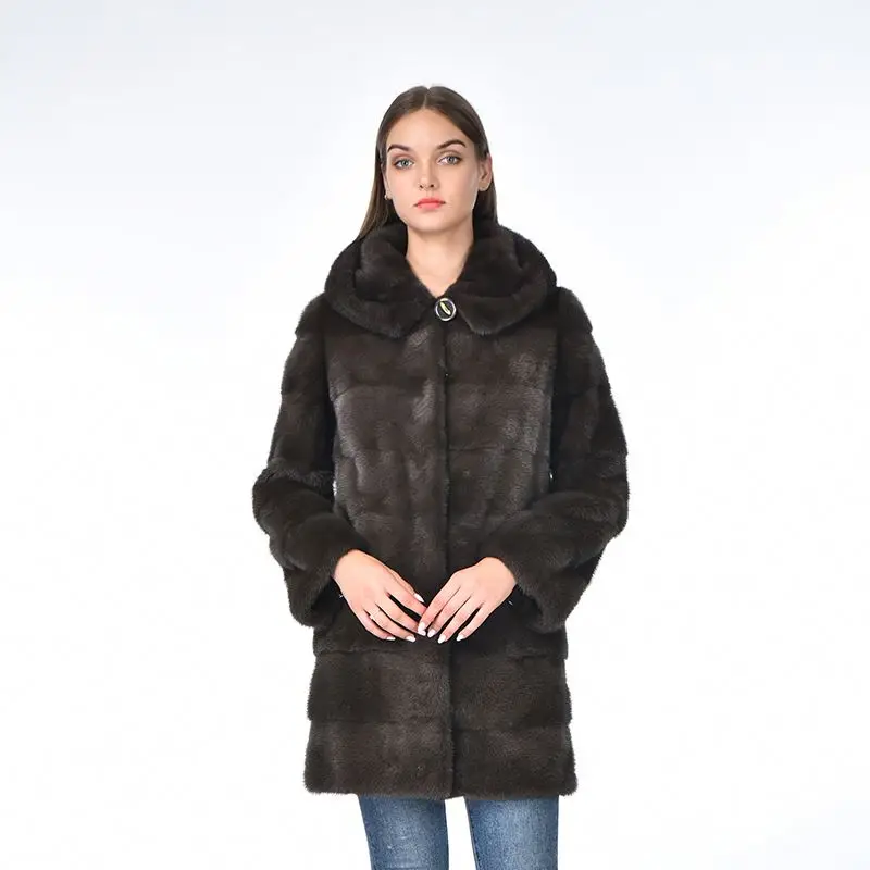 High Quality Plus Size Classic Hooded Fashion Puffy Winter Long Women With Fur Coats