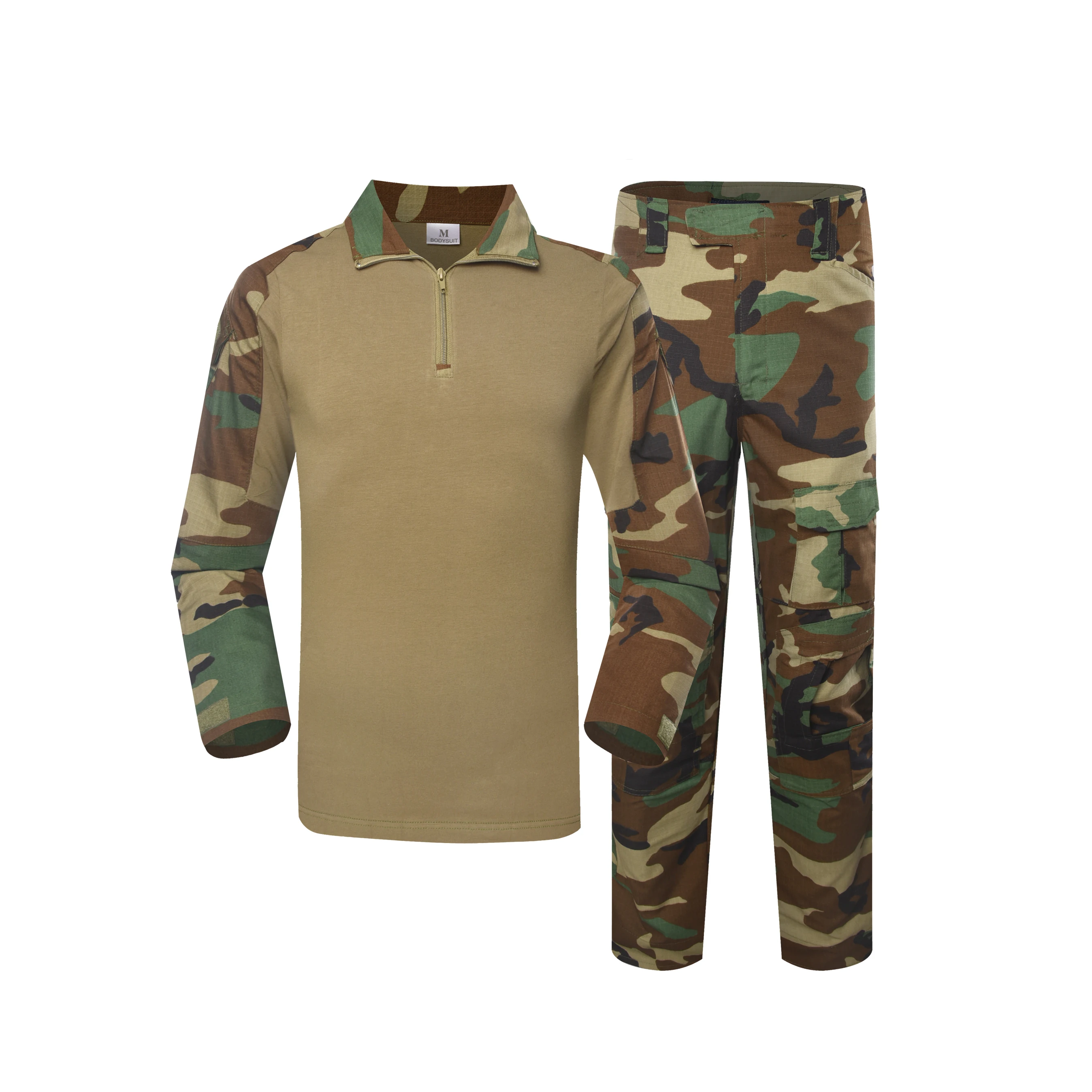 Tactical Uniform XINXING GUANGZHOU TU02  Security Guard Uniforms Tactical Woodland Camouflage Uniform