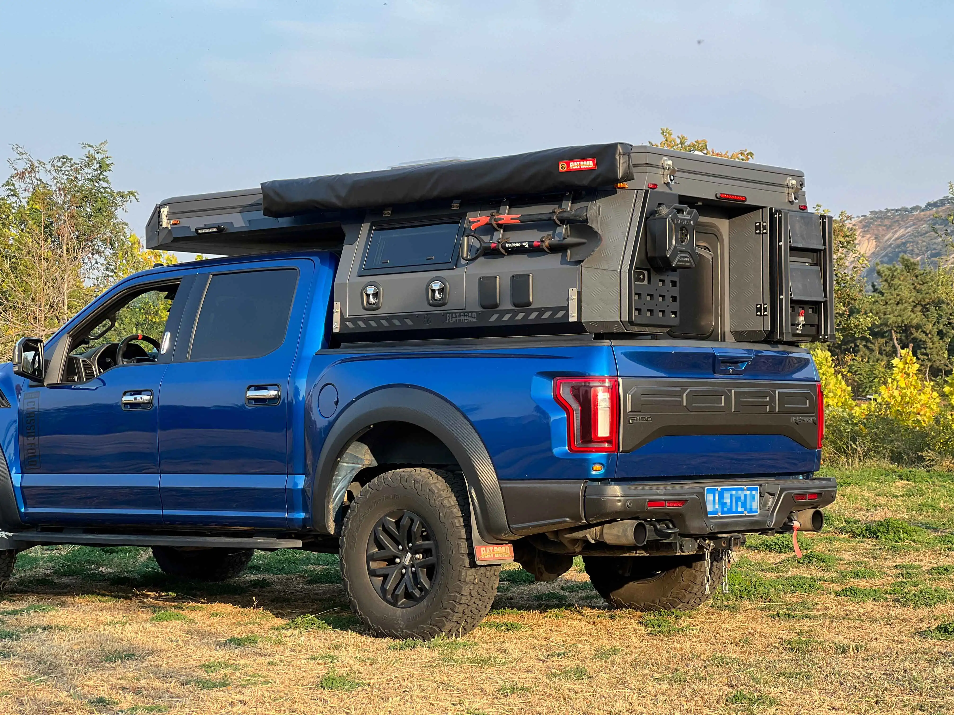 Slide In Pickup Camper Truck 8 Foot Light Pop Up truck camper Popup Camper For Truck