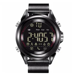 Новинка Ультратонкие мужские Смарт-часы стальная сетка со спортивным счетчиком шагов телефон Будильник Напоминание можно настроить