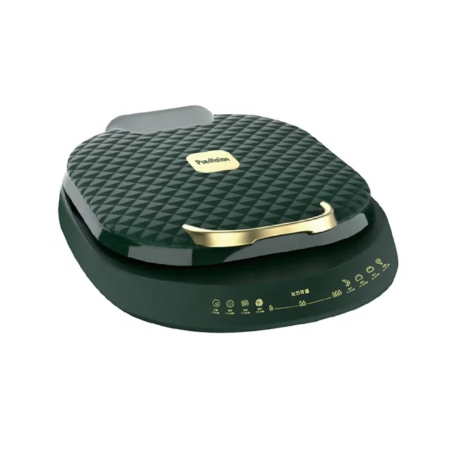 easy use double sides quick cook non sticky pizza maker bbq grill pan electric baking pan detachable baking pan