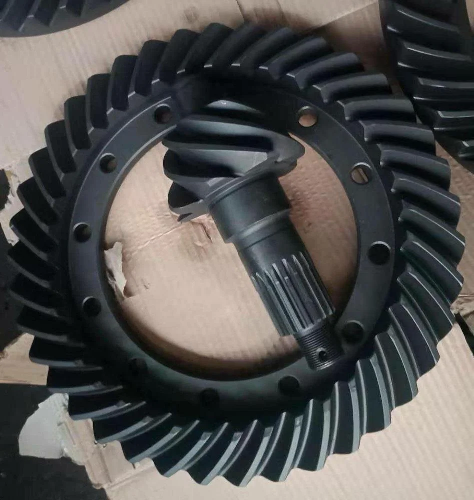 
MC805654 / MC866747, black color bevel rear differential gear for FUSO D4 CANTER PS125 8:38 hole14mm 