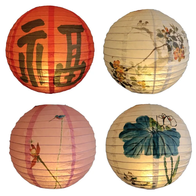 Tehoi Chinese Electronic Paper Lantern for New Year Holiday Decoration LED Lights