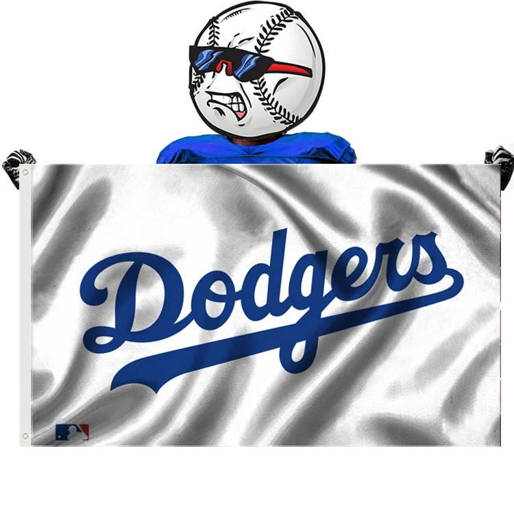 Custom Personalized Dodgers Mlbs Team Banners Baseball LAs Dodgers Flags