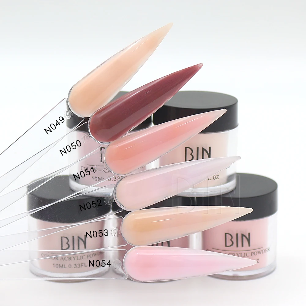 BIN Nude Blush Acrylic Powder 1oz Large Capacity Professional Acrylic Nail Powder Polymer for 3D French Nail Manicure Extension