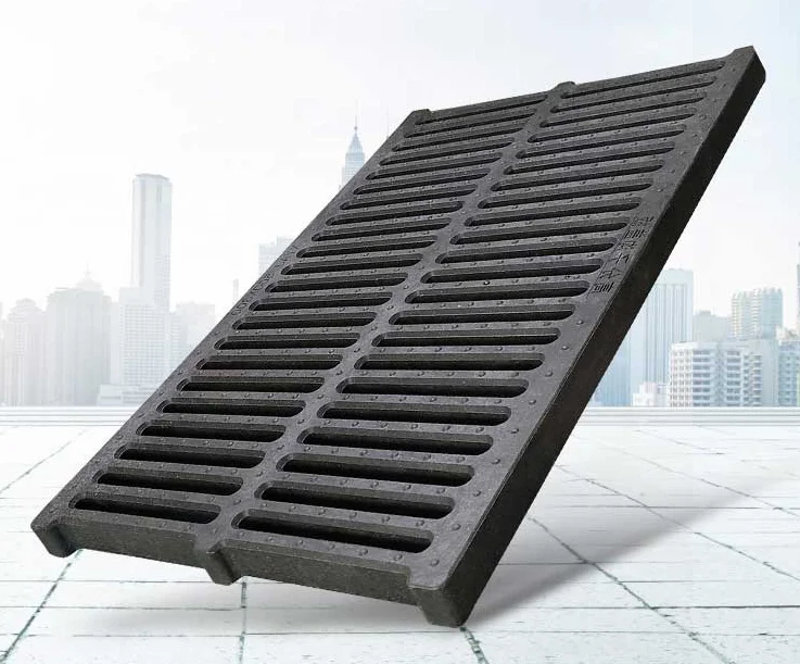 Light Weight Molded Drainage Grates Hotel Kitchen Trench Cover Composite Drain Grates For Kerbside Channels of Roads