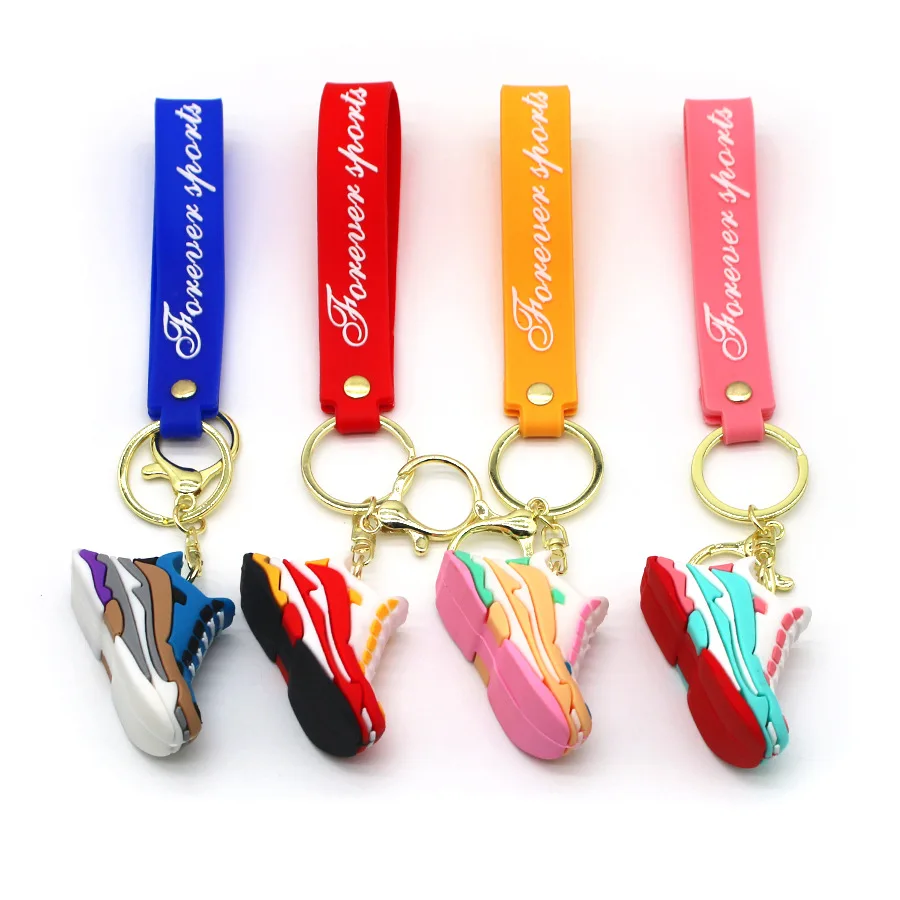 New Basketball Mini Shoes Keychain 3D Sneaker Keychain