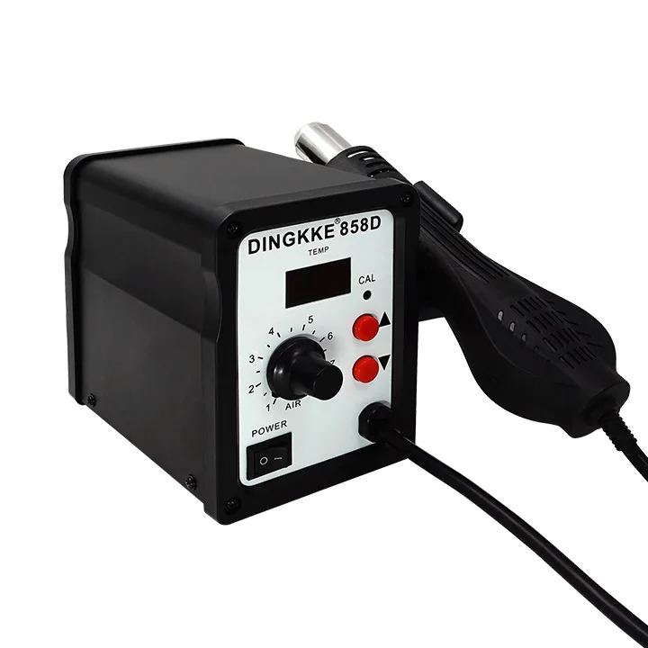 700W soldering station led 858D SMD hot air gun rework station for welding repair tools