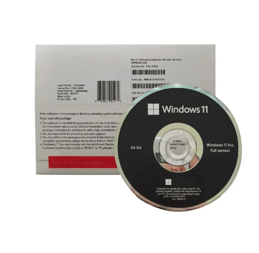 ms box win 11 pro pack with dvd computer software digital license original key