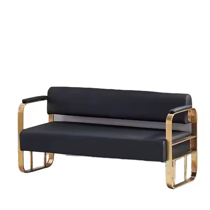 Hot Sale Modern Design Solon Waiting Chair Office Reception Hairdressing Bench Hospital Outdoor School Hotel Hall Mall Gym Salon