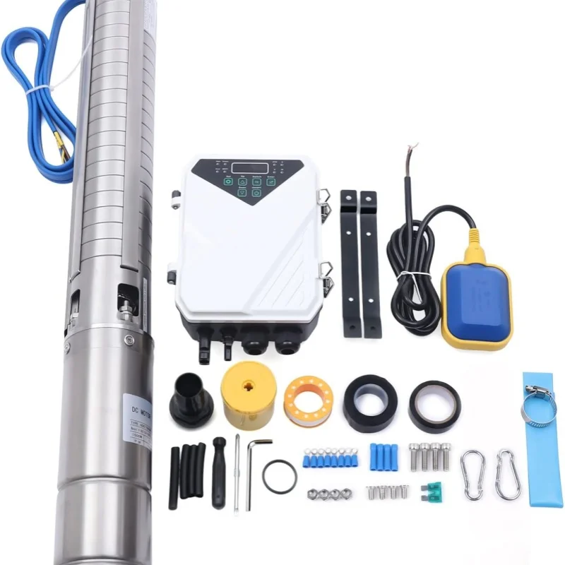 high pressure irrigation 2 inch solar powered water submersible deep well pump
