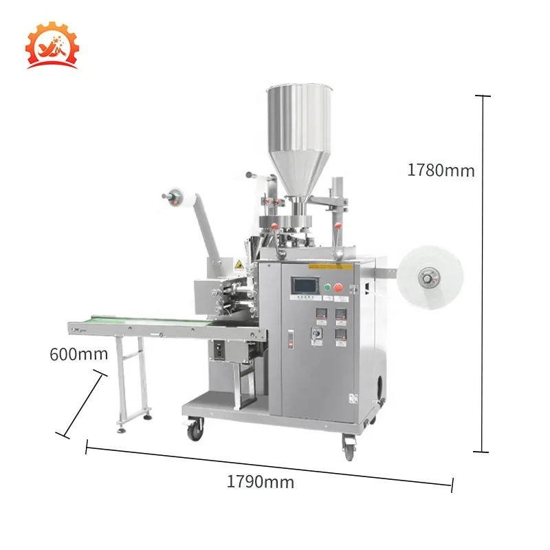 DCK-11 Sachet With Line And Label Automatic Scented Powder Particle Leaf Tea Bag Packing Machine