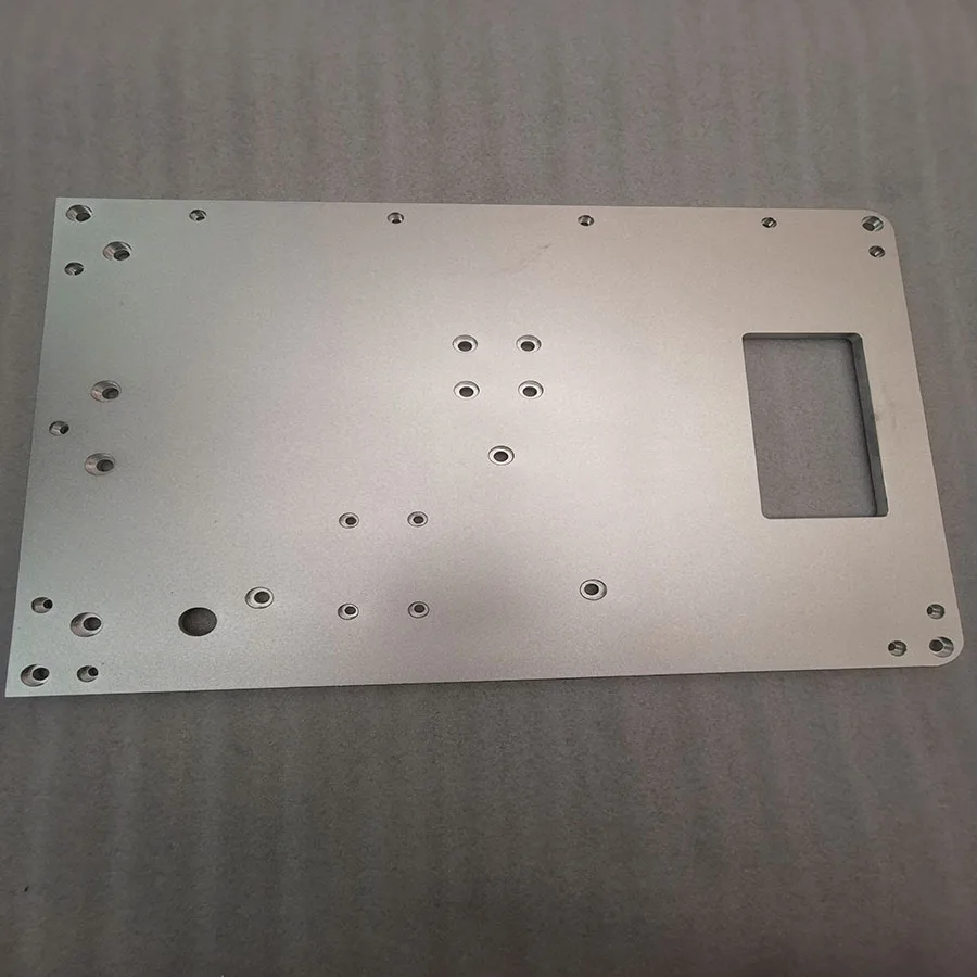 Aluminum alloy large size mold base plate CNC machining Equipment backplane