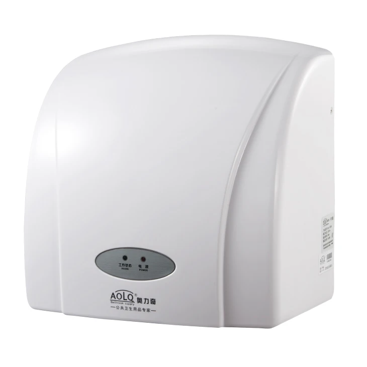 Двухструйная сушилка для рук с датчиком, средства общественной гигиены, сушилка для рук для туалета, электрическая пластиковая белая настенная Secadora De Manos