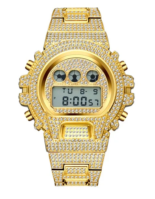 Роскошные часы relojes hombre наручные мужские водонепроницаемые цифровые кварцевые из сплава