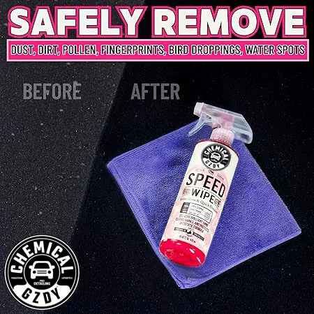 NEW BRAND Speed Wipe Quick Detailer, Safe for Cars, Trucks, SUVs, Motorcycles, RVs & More, 16 fl oz, Cherry Scent