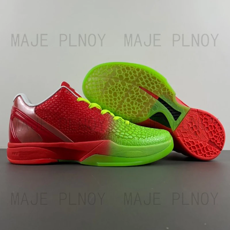 2024 Best quality In Stock  Newest Bryant 6 Protro Reverse Grinch Basketball shoes Men Sneakers