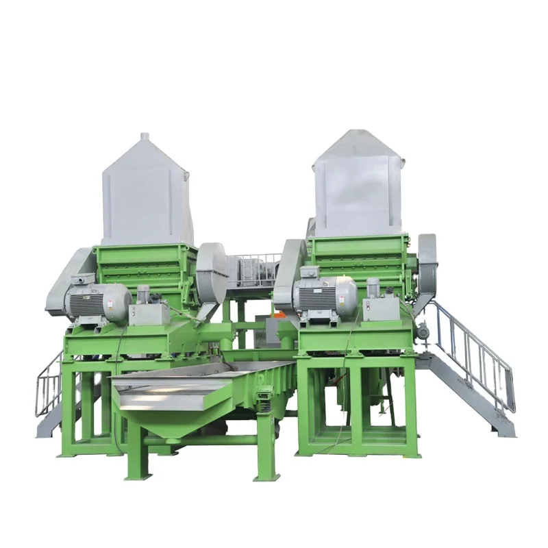 Plastic Recycling Line New Foam Shredder Machine Producer IBC Garbage Can, Tray & Other Large Plastic Barrel 5T -8.5T