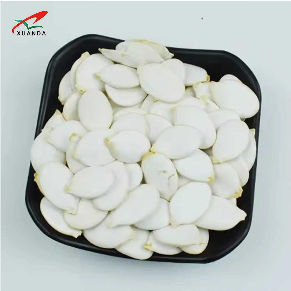 Chinese Factory Supply Jumbo Size Pumpkin Seeds Inshell Natural Snacks Ingredient Snow White Pumpkin Seeds 13MM