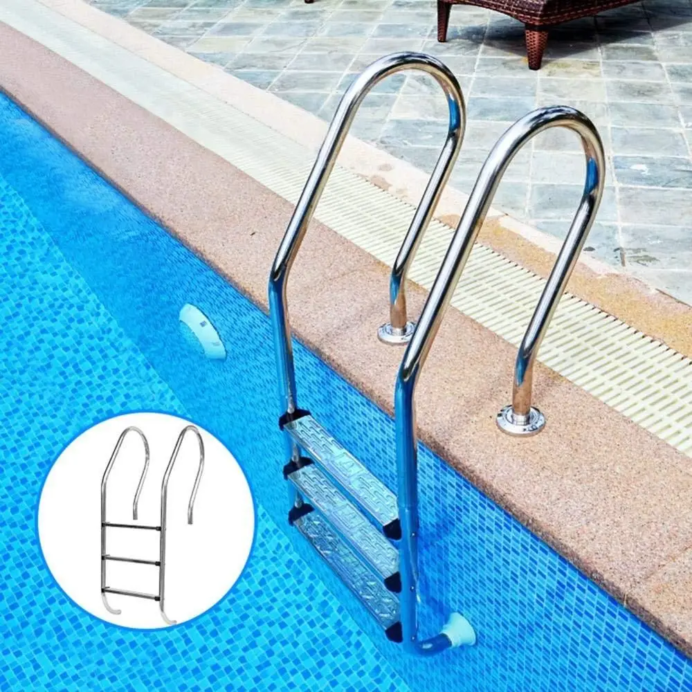 Customized Swimming Pool Accessories Handrail Steel 304 and 316 Swimming Pool Ladder Swimming Pool Handrail