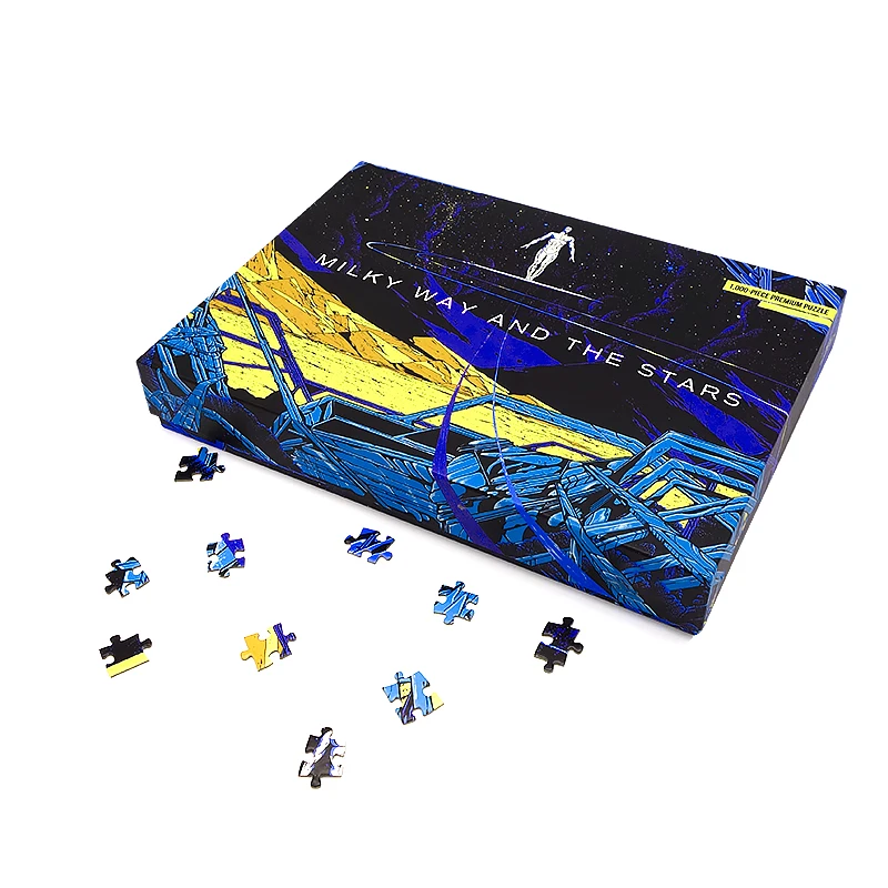 SFT Free Sample Custom Educational Toys 3D 1000 Pieces Jigsaw Puzzles For Adults