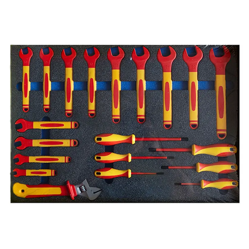 WEDO VDE AC 1000V Insulated Tools Set-68pcs with Pliers Screwdrivers Knife Wrenches Sockets IEC 60900
