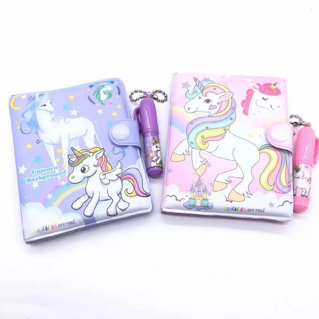 A6 Cute unicorn animal Notebook Kawaii Cartoon Notepad Hard Cover memo Time Organizer friend friend Kids stationery Gift