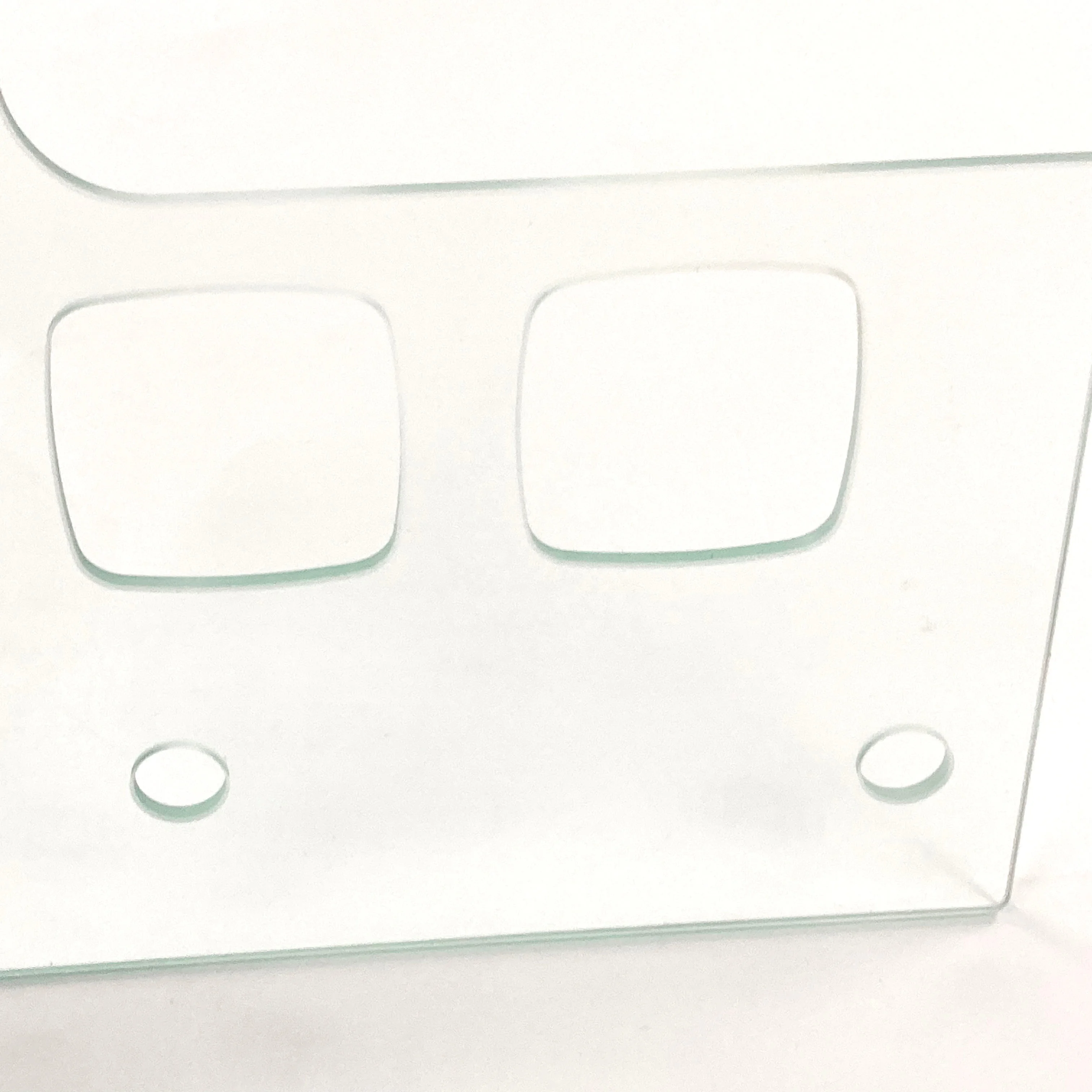 1.2mm 1.5mm 1.8mm Tempered Silk Screen Printing Float Glass For Indicator Icon