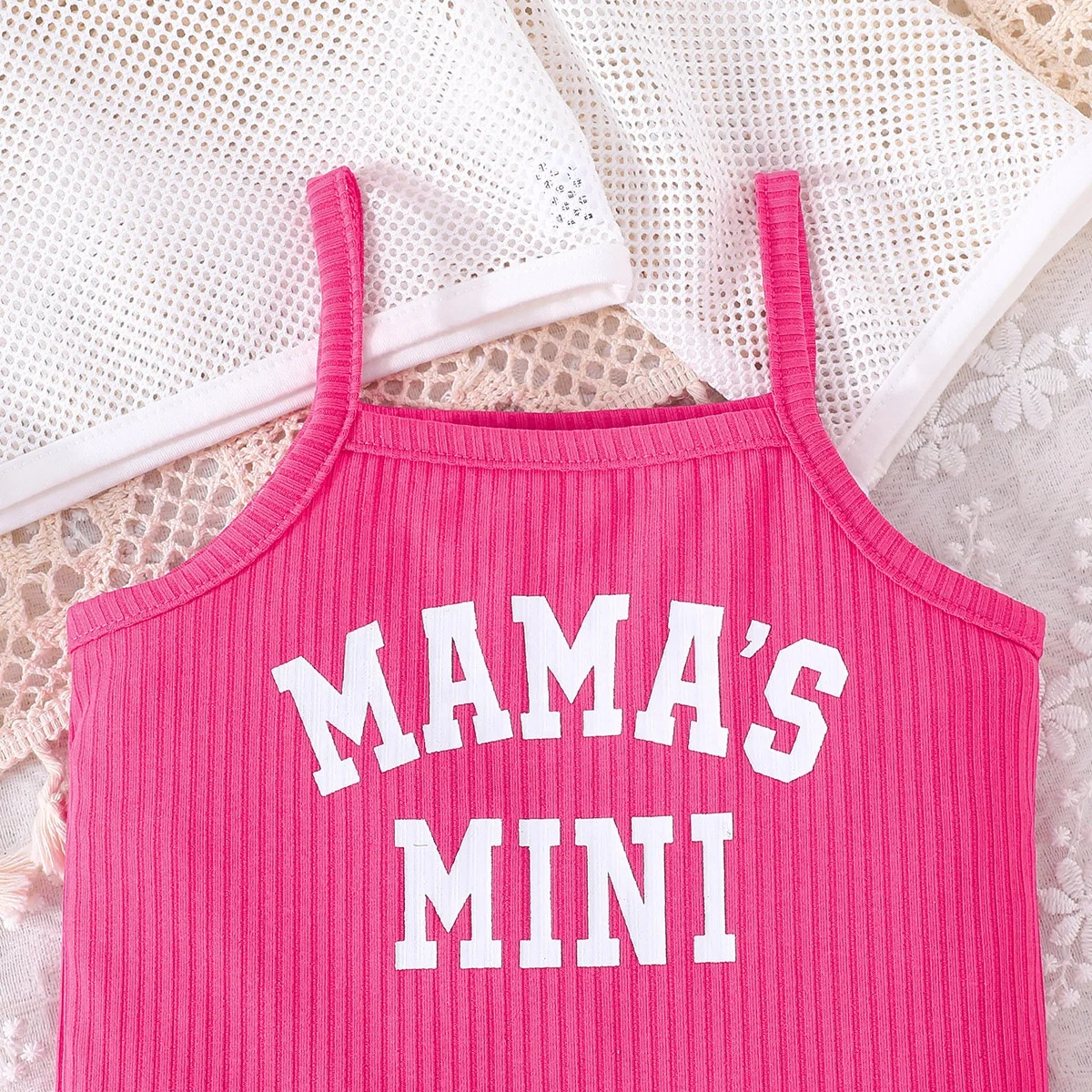 Wholesale High Quality Toddler Girl Clothes Long sleeved mesh top + Hangtag dress Fashion 2 pieces Outfits Sets