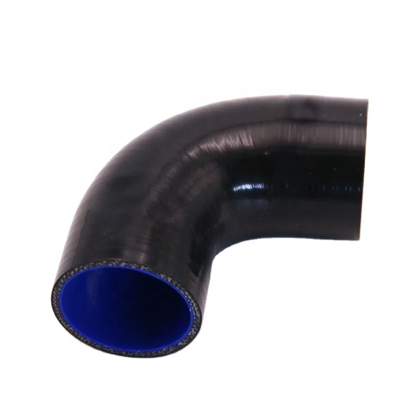 4 ply polyester reinforced auto flexible hose rubber silicone air hose