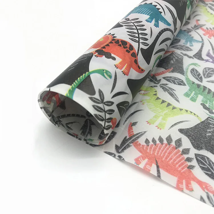 
Wholesale Stylish Printed 6-color Forest Animal Pattern Printing Copy Paper for Gift Packaging Promotions can be customized 