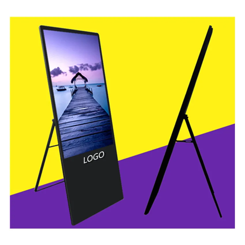 43 49 50 55 inch Indoor advertising Android lcd display digital signage screen portable lcd digital poster