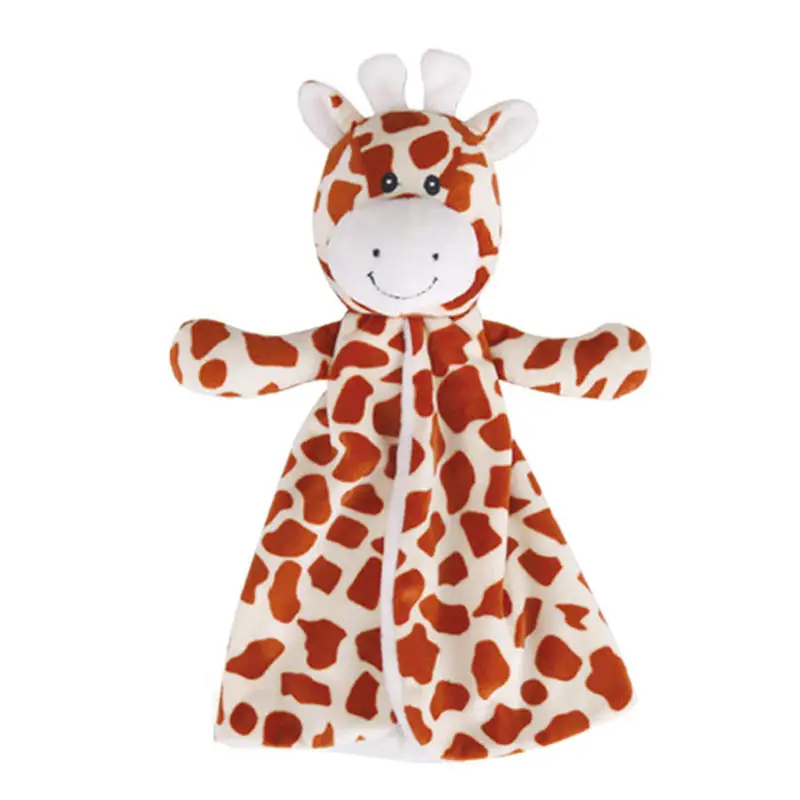 KSF Wholesale Custom Soft Baby Soothing Towel Plush Cute Animals Baby Boy Toy Baby Girls Security Blanket Children Toys