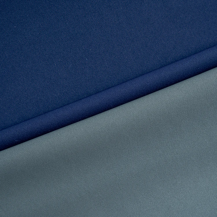 recycled print plain woven pieced dyed pongee water resist textile fabric 100% polyester