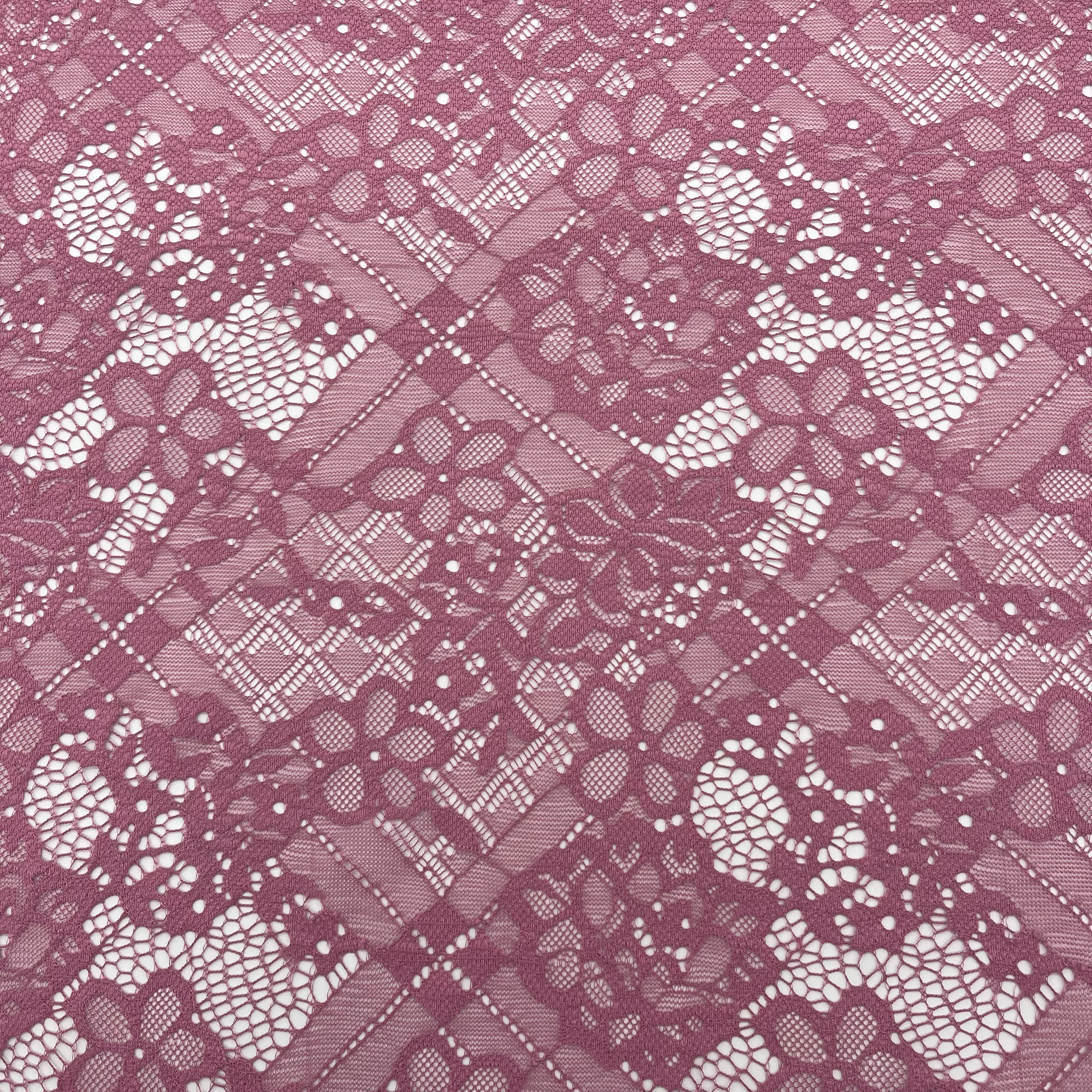 Wholesale Gradient Pink Mesh Lace Sequin Embroidery Fabric With Beads