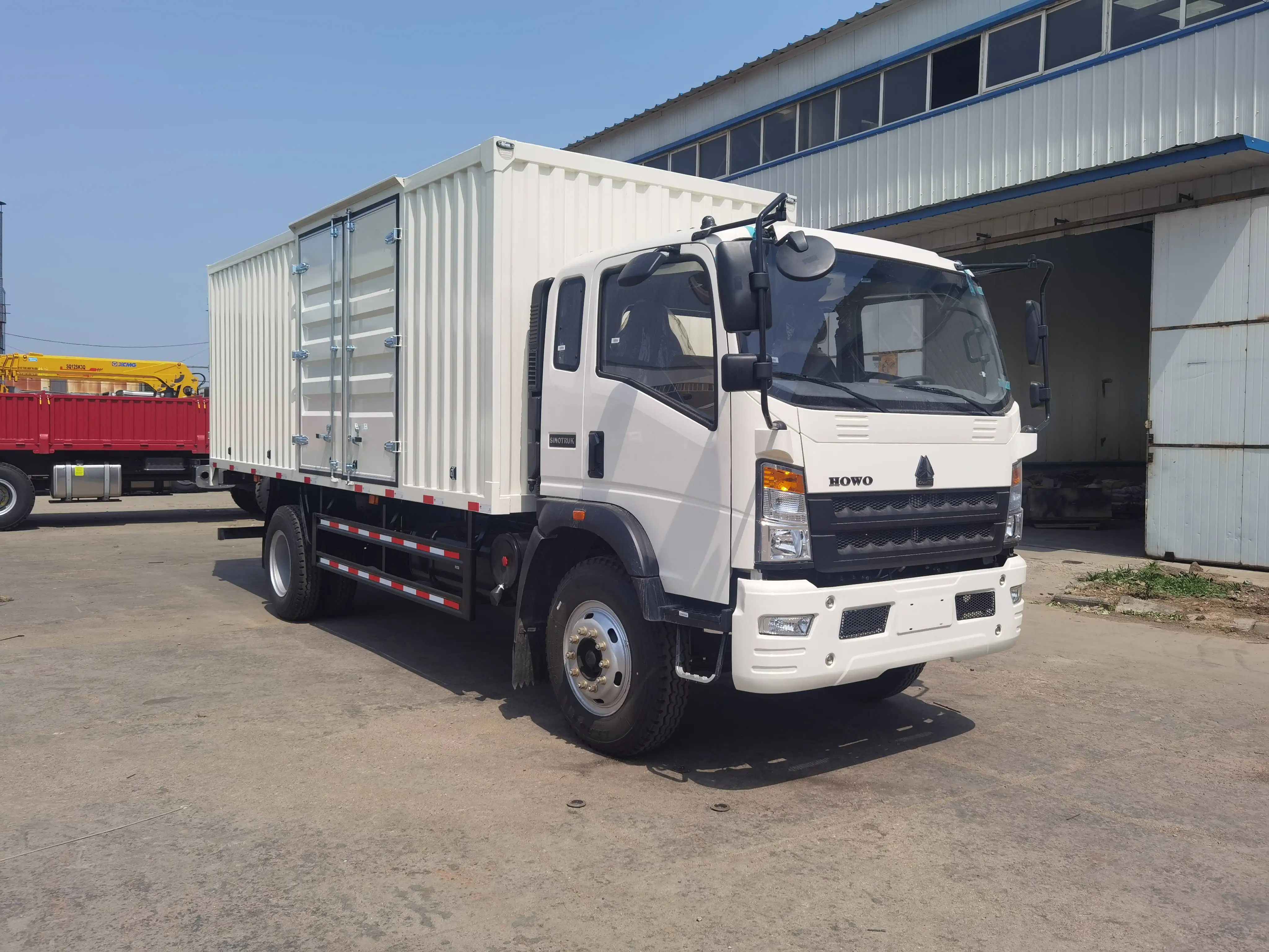 Cheap Custom Howo Foton Chassis Diesel Engine Cargo Van Gasoline Trucks With Prices