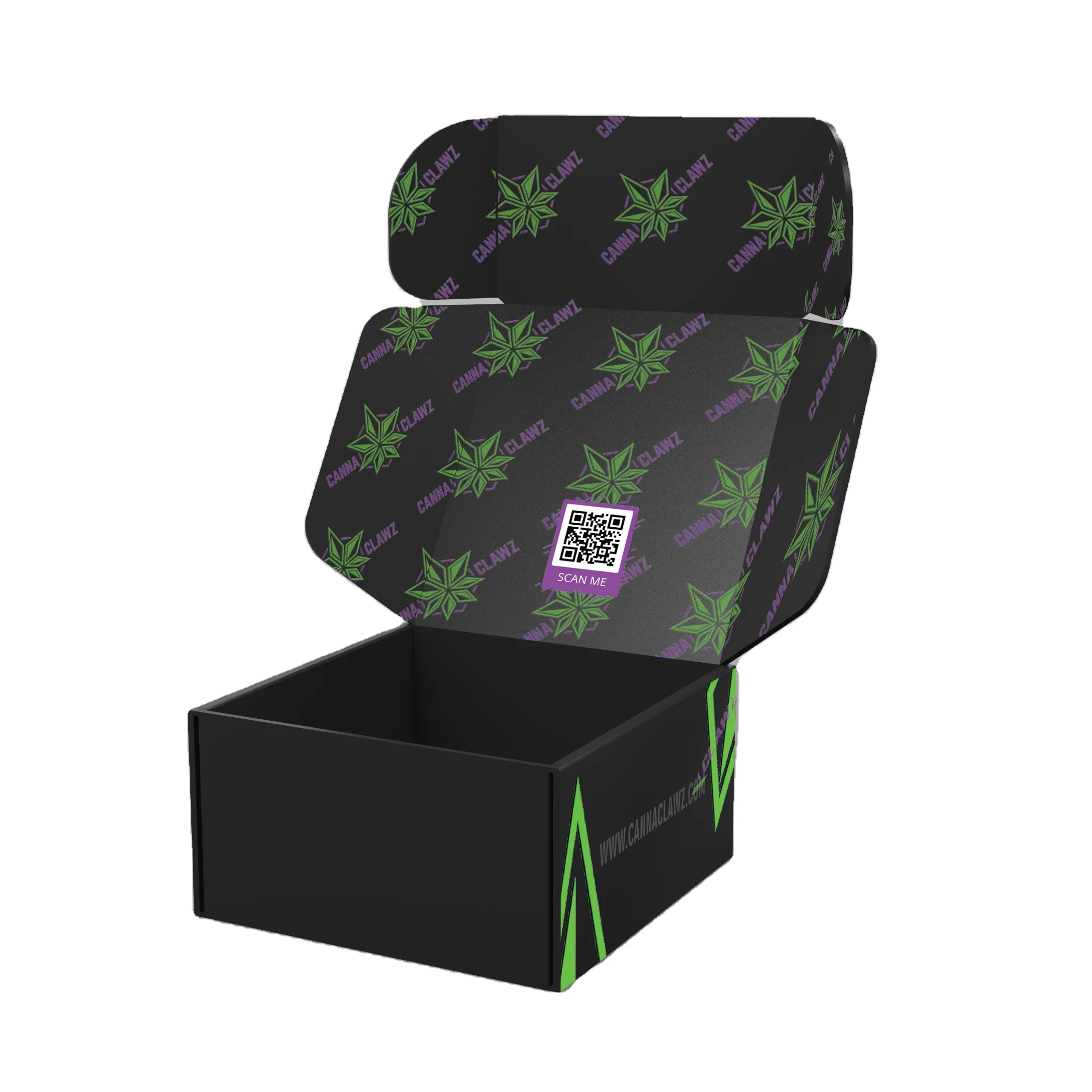 Custom logo high quality lock roll end corrugate Cardboard Cartons Shipping Mailer Box Packing