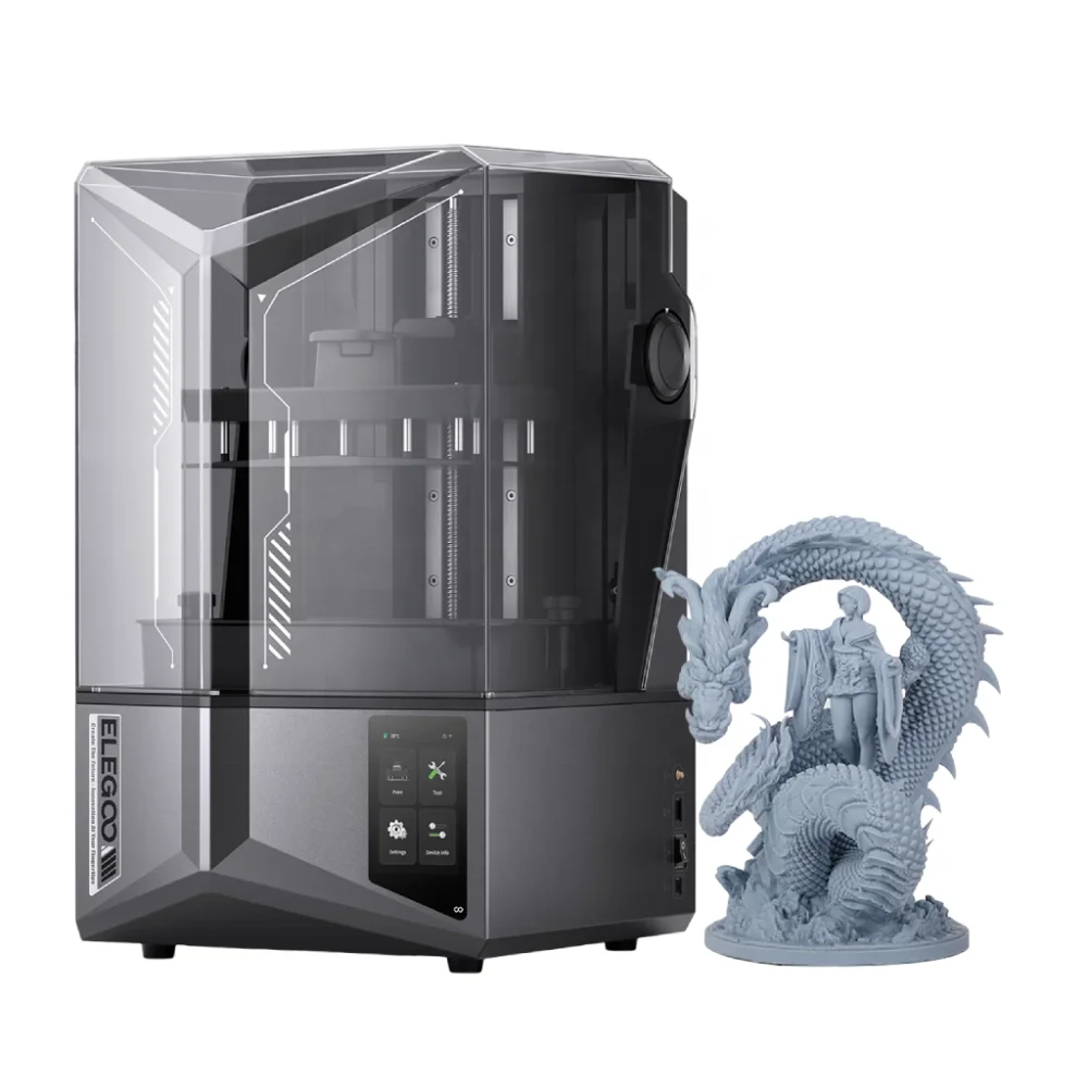 ELEGOO Wholesale Saturn 4 Ultra AI Camera 12K Mono Resin LCD 3D Printer