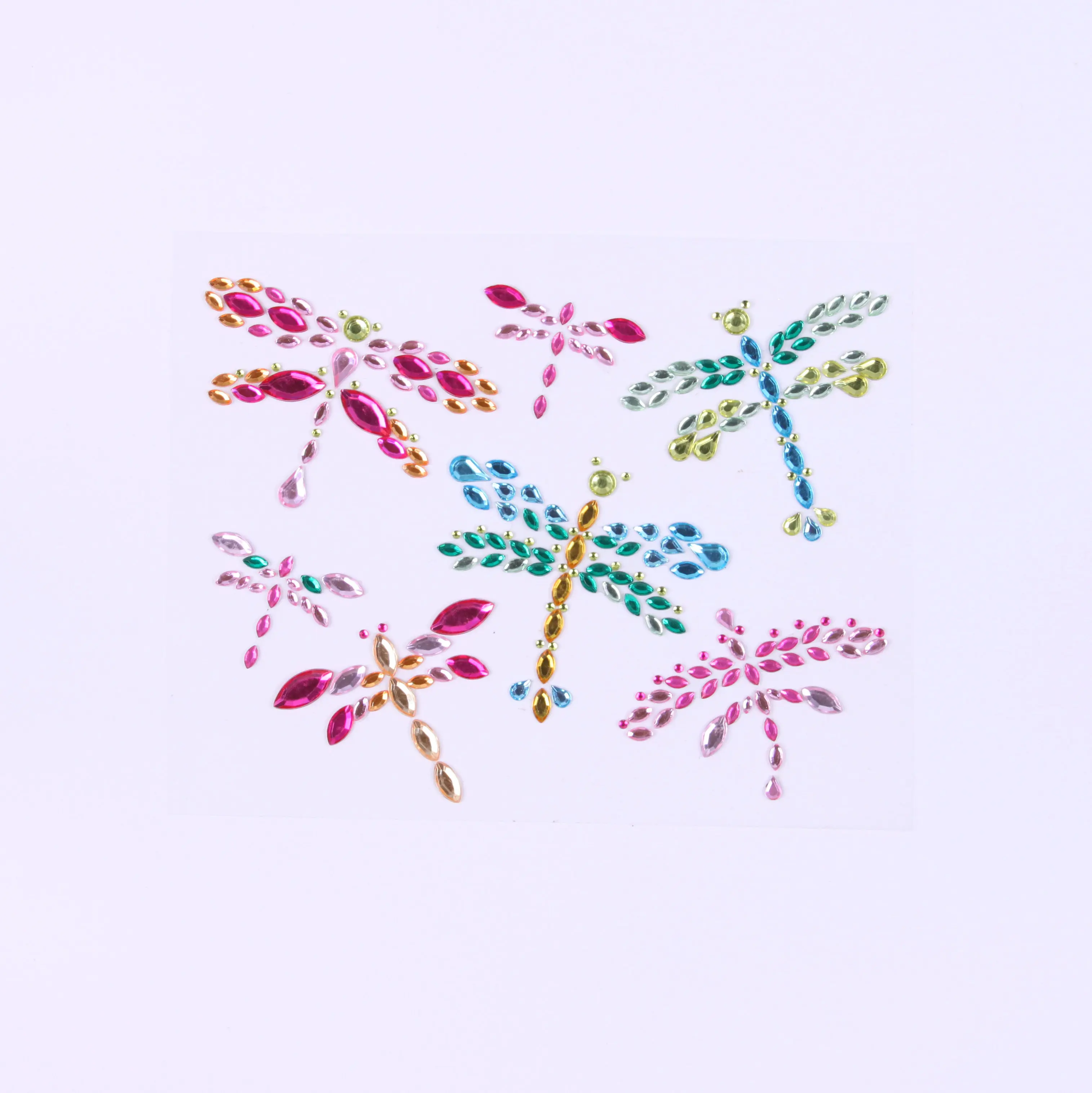 DIY Acrylic Stickers Girl Pearl Gem Diamond Patch Stage Drill for Stage Backdrop for Promotional Gifts