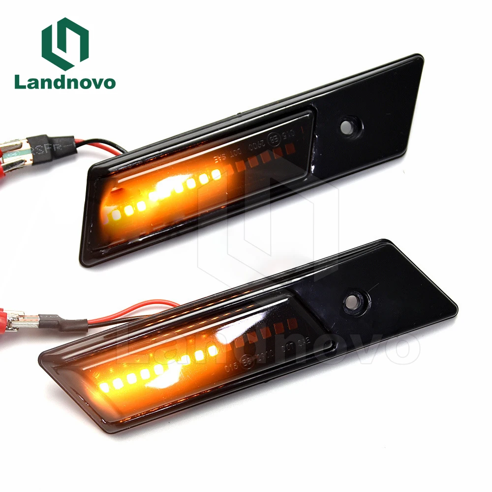 Landnovo Hot Sale Fender Edge LED Light Turn Signal light For BMW 3 5 7 Series E32 E34 E36