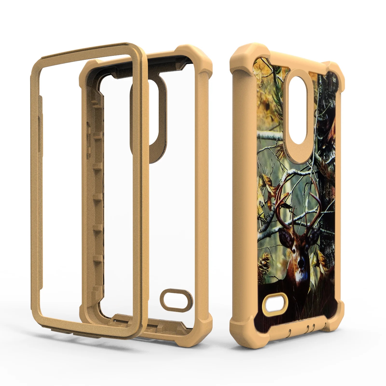 Waterproof Fashion 3 In 1 Luxury Mobile Phone Cases Vendors Custom Design Print Pattern Phone Case For LG  Aristo 2