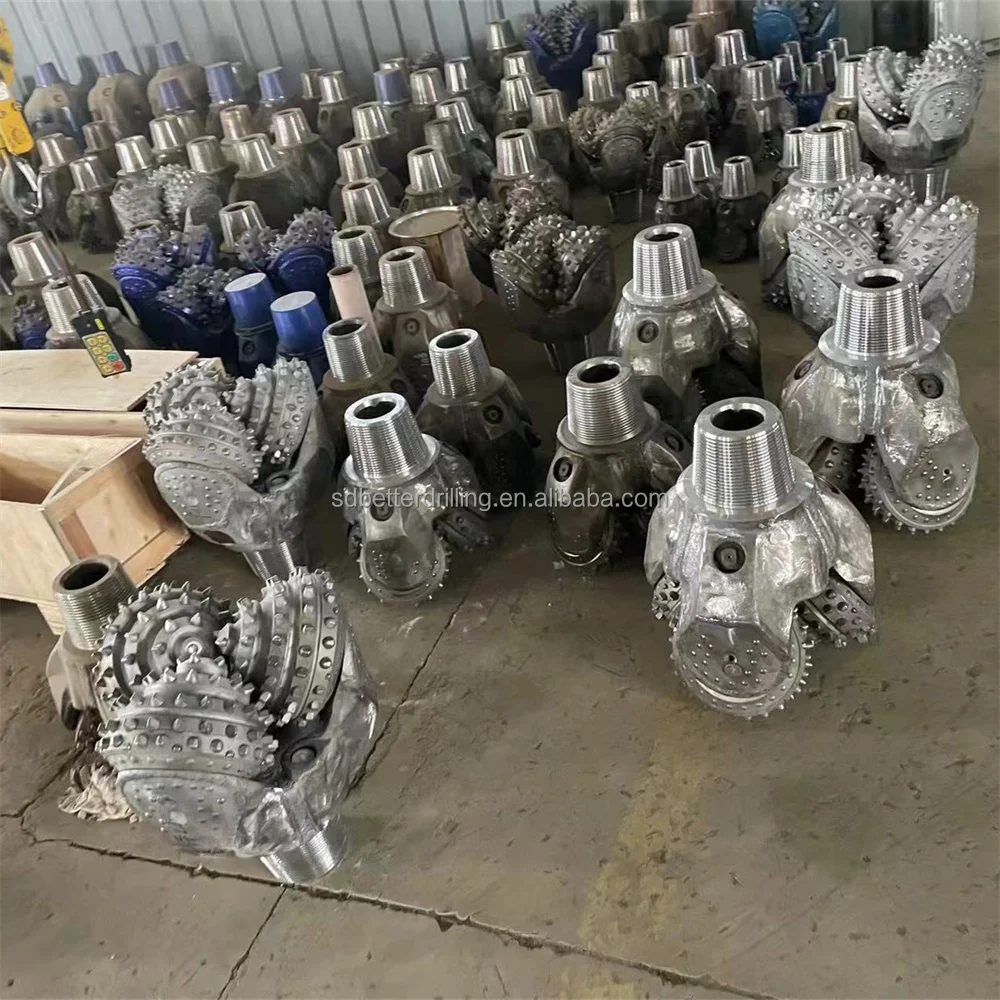 Wide teeth chisel insert 6 inch tci tricone drill bit price for water well drilling